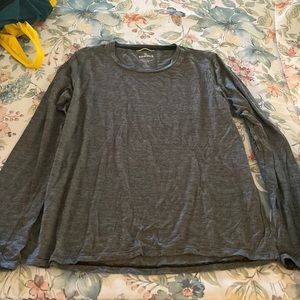 Like New Bombas Merino Wool Blend Crew Neck Long Sleeve T-Shirt